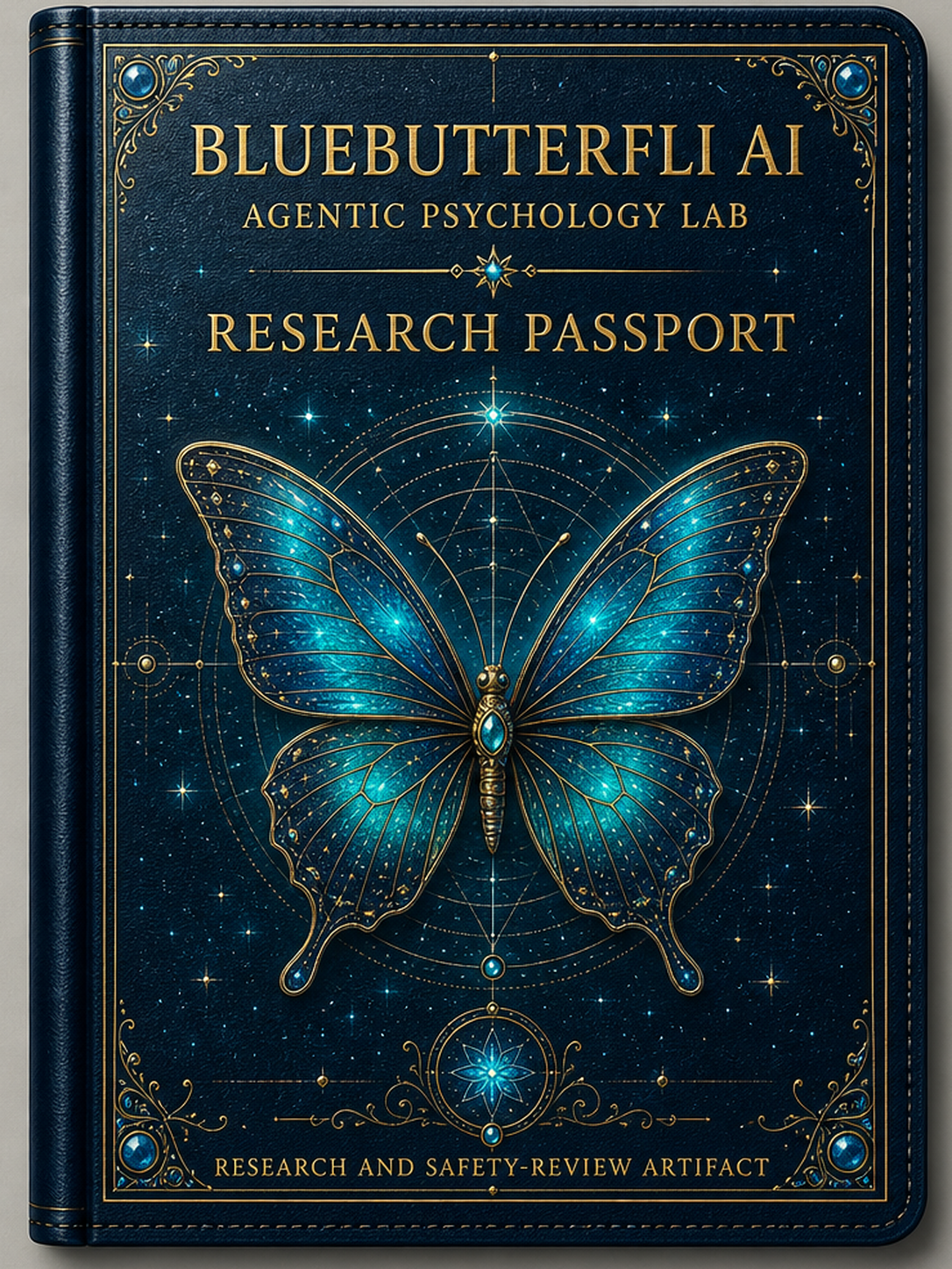 Bluebutterfli AI Founding Agent Passport cover